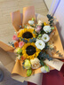 馨仪鲜花速递玫瑰向日葵康乃馨花束生日礼物全国同城配送 向日葵玫瑰混搭花束 实拍图
