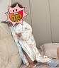 贝肽斯婴儿睡袋暖姜恒温儿童分腿睡袋婴幼儿防踢被睡衣四季双层 凤鸾L 实拍图