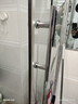 淋浴房拉手卫生间玻璃门拉手304不锈钢浴室移门把手孔距440扶手冲凉房浴室门把手无框玻璃L型145 扁管145拉手/304款 实拍图