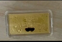 中国珠宝黄金生日快乐金条足金9999金片纪念日送老婆生日送女友礼物情人节 1g【品牌礼盒】 实拍图