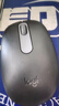 罗技（Logitech）M196 无线蓝牙鼠标 办公鼠标 笔记本商务办公家用 小巧便携 对称手型 石墨灰 实拍图