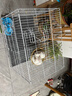 憨憨宠兔子笼 兔笼加粗加密家用兔子专用笼子可折叠兔笼子特大号养殖笼 700# 白色可折叠加密双层兔子笼 实拍图