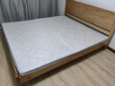 洛亚妮【24H云仓闪发】实木床100％纯实木1.5米单人床原木风主卧双人床 原木床+5cm床垫 1.8米*2米 实拍图