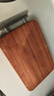 双枪（Suncha）乌金檀木整木菜板 百年龄砧板家用切菜案板抗菌实木菜板33*22*2.5 实拍图