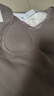 婷美100%绵羊毛填充保暖背心女带胸垫免穿文胸秋冬加绒无痕打底内衣 实拍图