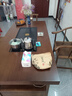赣荣实木原木大板茶桌椅组合一桌五椅新中式简约茶几办公室家用泡茶台 抽屉款石盘大板1围椅4月牙椅 1.6米新中式四抽屉款 实拍图