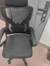 锦汐 电脑椅家用办公椅子靠背人体工学椅学习转椅老板座椅游戏电竞椅 【二代升级款】黑框黑网+乳胶 实拍图