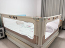 InnoTruth婴诺床围栏安全挡婴儿床上防护栏防摔撞婴幼儿两面床边挡板二面装 【1.5+2米】-7代童锁升级两面装 实拍图