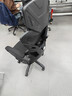 朗域轩品人体工学电竞椅人工力学座椅久坐护腰宿舍游戏电脑椅子可躺写字椅 【升级四向腰托】骁骑黑丨乳胶-4级气杆 120-155度(含) 联动扶手 四向腰托 实拍图