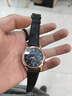 【网红爆款】商务腕表石英运动表休闲皮带男女手表 黑色 实拍图