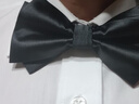 GLO-STORY礼盒装 男士领结新伴郎正装结婚英伦蝴蝶结MLD824065黑色-双结 实拍图