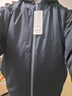 优衣库男装防风摇粒绒拉链连帽开衫/长袖外套25秋冬新款481182 09 黑色 XL /180/108B 实拍图