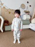 欢喜小熊宝宝纯棉秋衣秋裤两件装抗菌婴儿春秋季高腰护肚内衣套装 实拍图