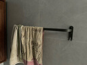 京东京造 反重力系列免打孔毛巾架太空铝浴巾架单杆厨房卫生间浴室60cm 实拍图