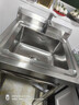 商用不锈钢水槽单双三水槽池洗菜盆洗碗消毒池食堂厨房家用 单池50X50X80cm06厚 实拍图