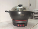 先科 电炒锅多功能家用铸铁电热锅电炒菜锅爆炒一体式电饭锅电煮锅插电2-8人 四灯款铁不粘30CM无蒸屉 实拍图