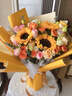 馨仪鲜花速递玫瑰向日葵康乃馨花束生日礼物全国同城配送 向日葵玫瑰混搭花束 实拍图