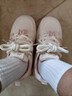 回力女鞋板鞋女厚底多巴胺甜美加绒小白棉鞋5018Z 米/粉 36 实拍图