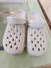 男士外穿EVA拖鞋男沙滩鞋居家凉拖女拖鞋软底一字拖洞洞鞋凉拖鞋 灰色 44 -45【尺码偏小】 实拍图