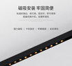 雷士（NVC）磁吸轨道灯嵌入式LED精品射灯客厅无主灯照明 1.5米轨道条 封板款 实拍图