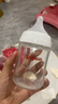 贝亲（Pigeon）新生儿 防胀气宽口径玻璃奶瓶160ml SS号奶嘴 0个月+ AA260 实拍图
