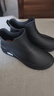回力雨鞋短筒低帮套鞋男士雨靴防滑防水鞋钓鱼厨师鞋HXL3599 黑色  41 实拍图