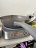 美的（Midea）钛陶电炒锅 电蒸锅宿舍煮锅炒菜专用分体式家用多功能一体电火锅煎锅5.5L多用途锅HCG3218S配蒸笼 实拍图