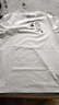 杰克·琼斯（JACK&JONES）26年男装四季打底T恤男士凉感透气多色情侣款短袖t恤水洗不易走形 白色A06 L 180 实拍图