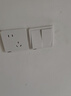 西门子（SIEMENS）插座面板套装  正五孔10只量贩装 86型暗装二三插 致典雅白色 实拍图