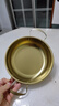 【韩剧同款】加厚不锈钢干锅海鲜锅火锅金色平底浅锅双耳锅泡面锅 单人款19cm【金色】双柄汤锅 实拍图