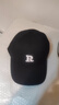 【热巴同款】加大棒球帽帽子男女大头围显脸小春夏字母百搭棒球帽 刺绣款-黑色 实拍图