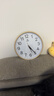 POWER霸王挂钟 客厅简约时钟挂墙石英钟家用免打孔直径30cm不挑电池 实拍图