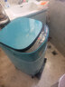 小鸭小黄鸭系列婴儿洗衣机烘干一体迷你高温煮洗全自动洗衣机宝宝儿童专用小型儿童带烘干 5.6KG绿【烘干升级】+洗烘一体+终生维修 波轮 【全自动洗脱一体】 实拍图