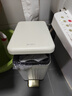 BOBO不锈钢夹缝脚踏式垃圾桶10L奶白卫生间厨房客厅家用高颜值8873 实拍图