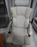 锦汐电脑椅办公椅子电竞椅家用人体工学椅老板椅主播靠背椅皮革转椅 灰色+4级杆+乳胶【二代升级】 实拍图