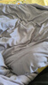 南极人（Nanjiren）被子被芯+四件套+枕芯春秋冬季学生宿舍床上用品被褥全套六八件套 海清-山灰 1.8m床七件套【被芯6斤】 实拍图