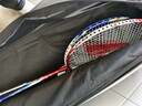 川崎（KAWASAKI）羽毛球拍轻量化碳素中杆对拍KD-1蓝红（已穿线+6球+手胶+拍包） 实拍图