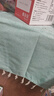 四万公里棉麻桌布免洗防水防油纯色餐厅长方形流苏台布茶几餐桌布90*140cm 实拍图