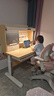黑白调C2儿童学习桌书桌学习桌专用3-18岁实木可升降进口橡胶木小户型 实拍图