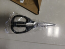 张小泉流线几何·岚影家用不锈钢厨房剪刀(黑色) J200011 实拍图