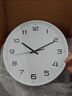 京东京造 知时系列挂钟 钟表挂墙时钟客厅石英钟35cm珍珠白 实拍图