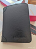 班亚奴男士钱包班亚奴新款真皮短款超薄驾驶证卡包多功能竖款男式皮夹 黑色-三,折款（植鞣头层皮） 实拍图