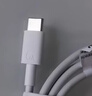 华为原装6A数据线 USB Type-A转USB Type-C/1m线长/支持66W（11V6A）充电 白色CC790 实拍图