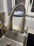 京东京造 厨房水龙头 抽拉式洗菜盆龙头 304不锈钢360°旋转冷热水3功能 实拍图