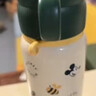 迪士尼（Disney）儿童保温杯316不锈钢吸管直饮水杯幼儿园小学生双饮水壶绿米奇 实拍图