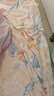 富安娜毯子 法兰绒毯保暖毛毯盖毯午睡毯 缤纷花影 180*200cm 实拍图