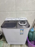奥克斯（AUX）洗衣机半自动家用双缸双桶大容量小型租房宿舍波轮双杠强力去污省水电 7.5公斤【洗4.5+脱3+终生联保】黑色 双缸 实拍图