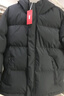 京东京造羽绒服男鸭绒加厚防寒工装面包服防泼水冬季外套短款新年 黑色 L 实拍图