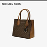 MICHAEL KORS情人节礼物轻奢MK女包MERCER手提斜挎风琴包中号深棕/橡果棕 实拍图