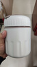 金钥匙304不锈钢500ML早餐杯汤罐便携燕麦杯牛奶杯（典雅白）GK-TG500-W 实拍图
